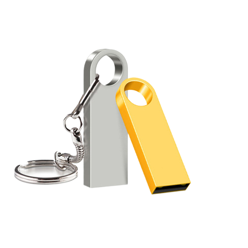 Metal USB drive with security features