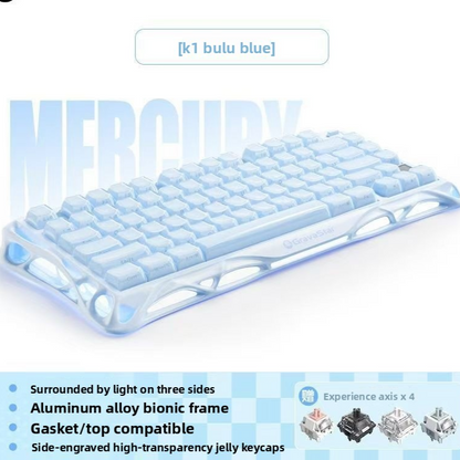 Mercury Wireless Mechanical Gaming Keyboard RGB Backlit