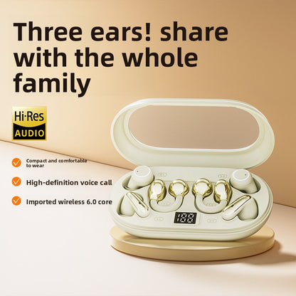 Tri-Functional Bluetooth Earbuds PowerBank with Transparent Charging Case