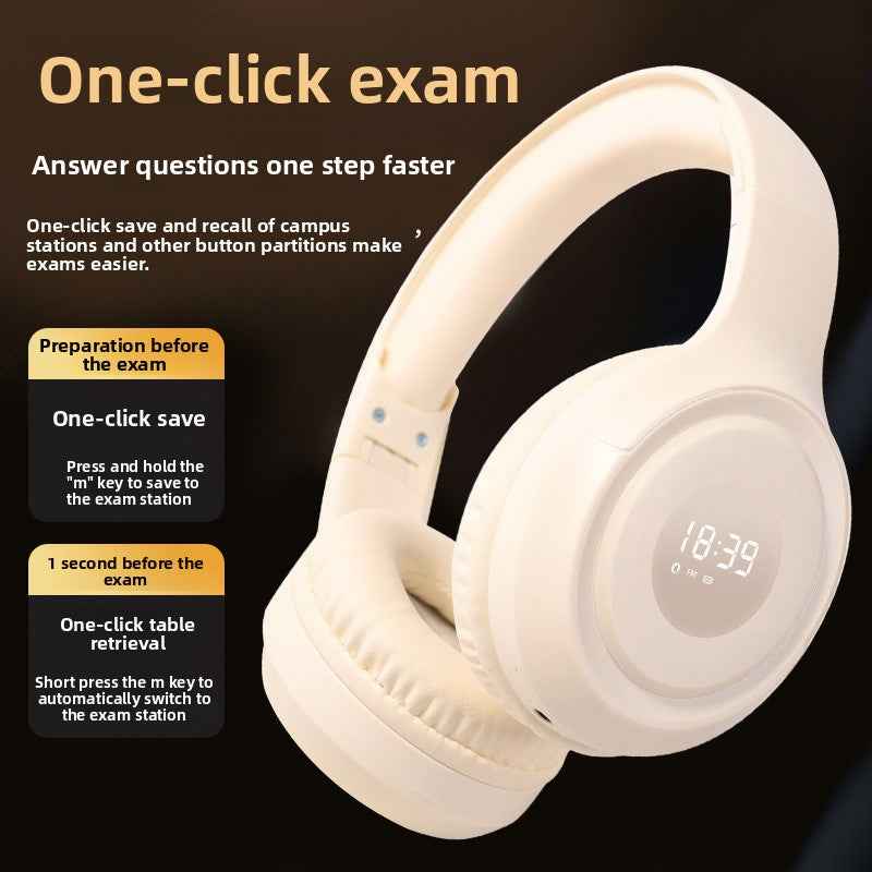 Bluetooth headset Over-Ear FM Frequency Dual Audio Wireless Wired