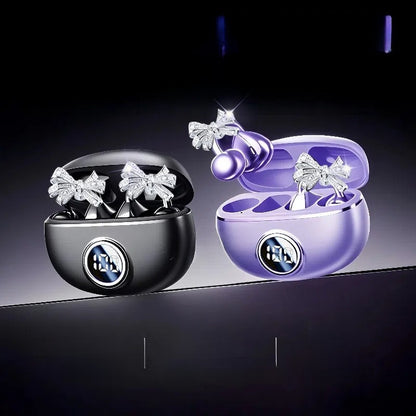 Lightweight and comfortable Wireless Bluetooth Ear Clip Headset with Detachable Earrings, Bilateral stereo, Long battery life, Lightweight and comfortable, Waterproof