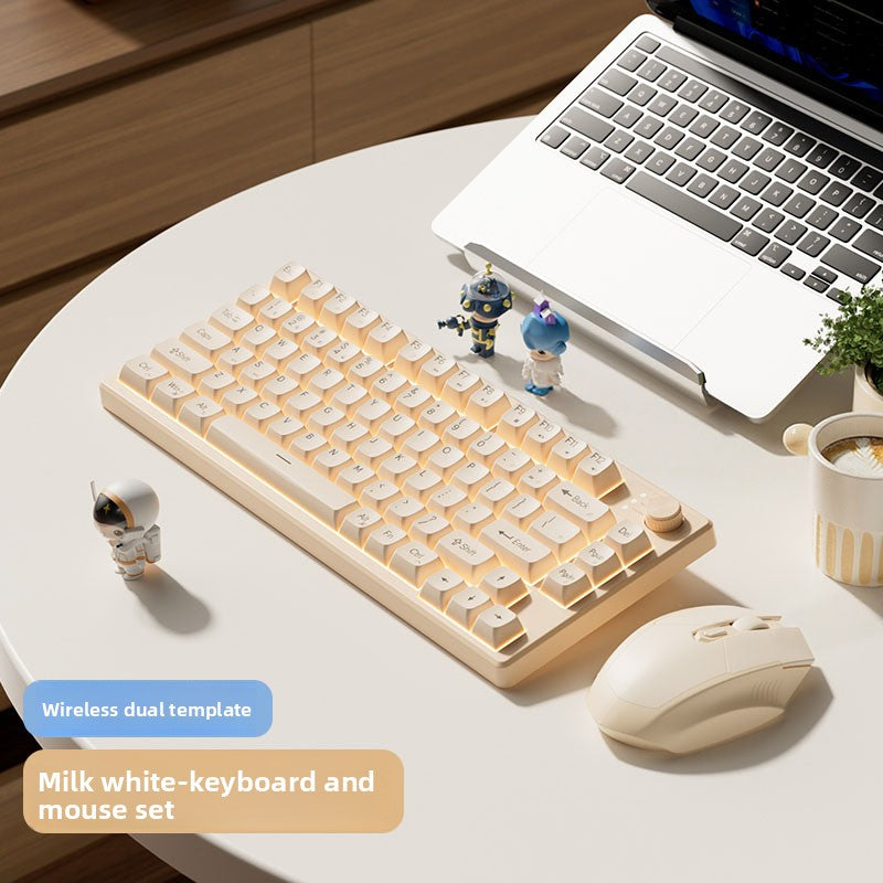 Mengzu Mechanical Feel Silent Keyboard and Mouse