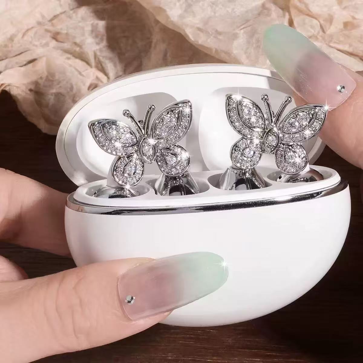 Fashion Diamond Earphone Clip Accessories