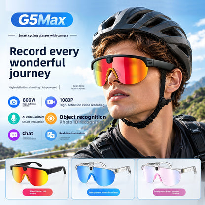 AIMB-G5MAX Smart Glasses with AI Translation and HD Camera