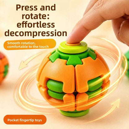 3D Printed Press Spin Fidget Toy Stress Relief