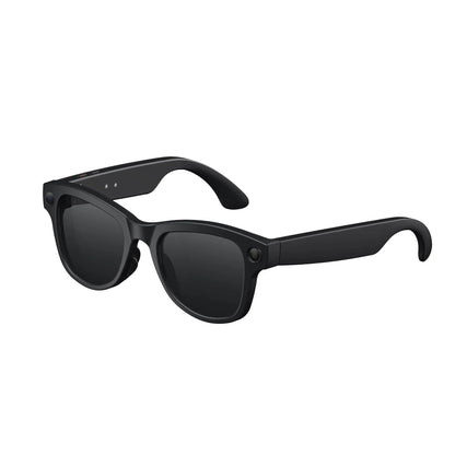 Ultra Smart AI Glasses with Camera for Real-Time Object Recognition and Translation - 8MP Camera & Charging Case - ZeeTec Store
