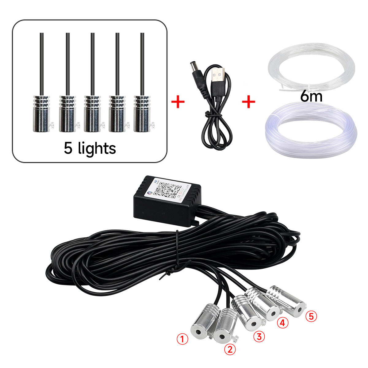 Car LED Ambient Light RGB