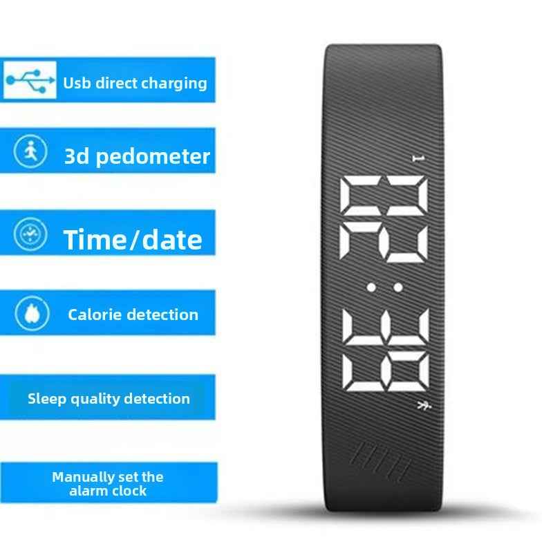 T5C Smart Bracelet with Color Screen Music Step Counter
