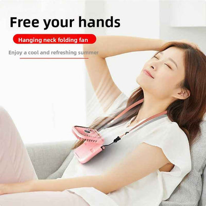 Foldable USB Handheld Fan with Power Bank Function