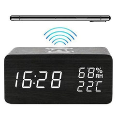 Wireless charging LED electronic clock