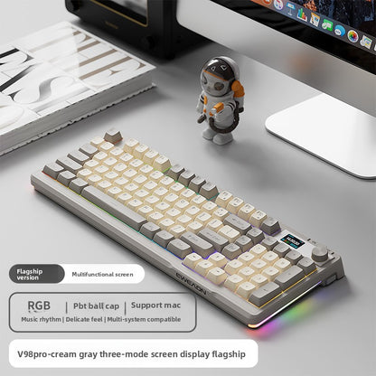 Wireless Keyboard Mouse Backlight Mechanical Feel