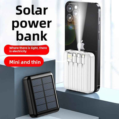 Solar Portable Power Bank with High Capacity