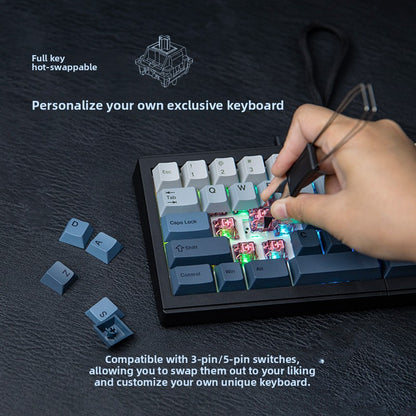Epomaker Split65 Mechanical Keyboard Split Design Tri Mode