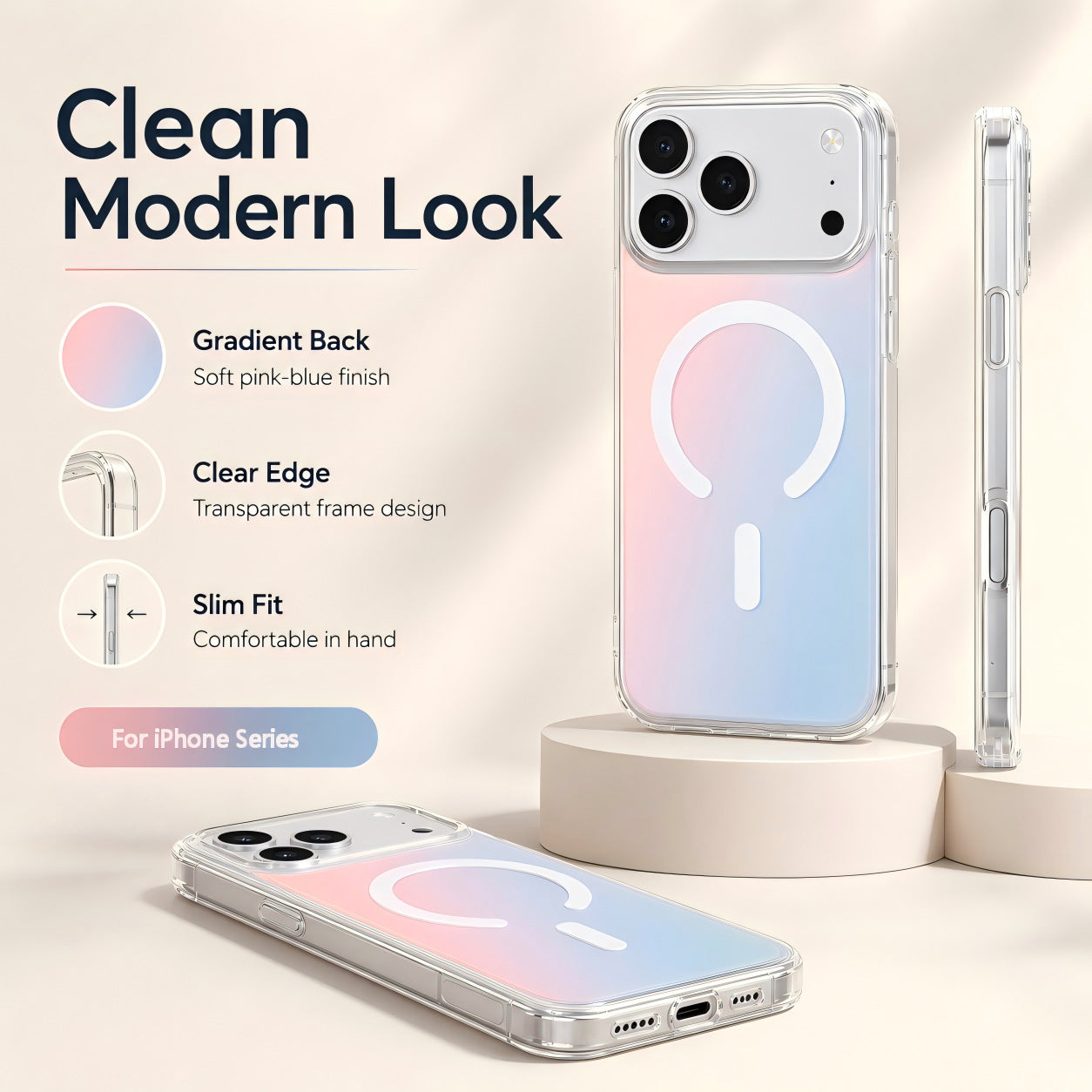 Magnetic phone case Matte Anti-Fall and Scratch Resistance