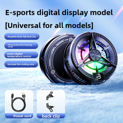 Magnetic Semiconductor Frost Phone Cooler with Digital Display