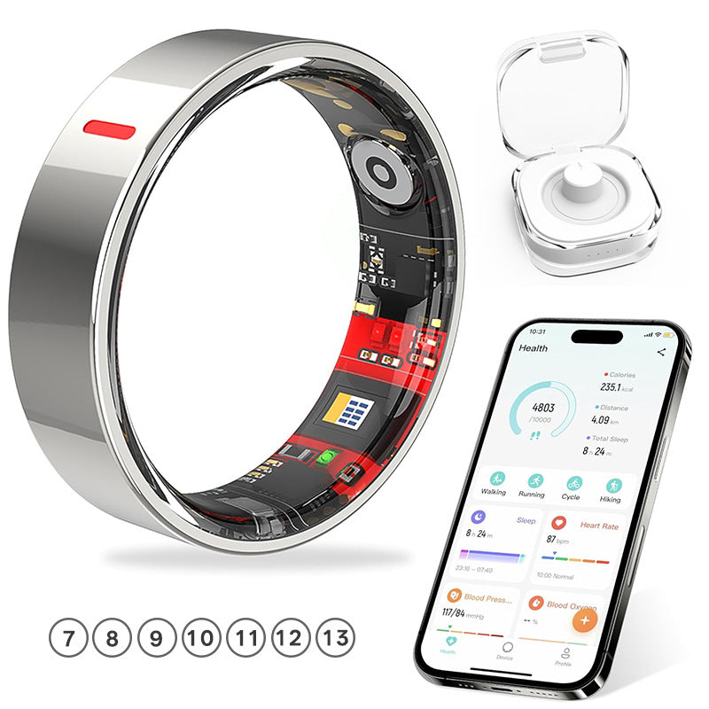 Smart Health Monitoring Ring with Sleep Tracking
