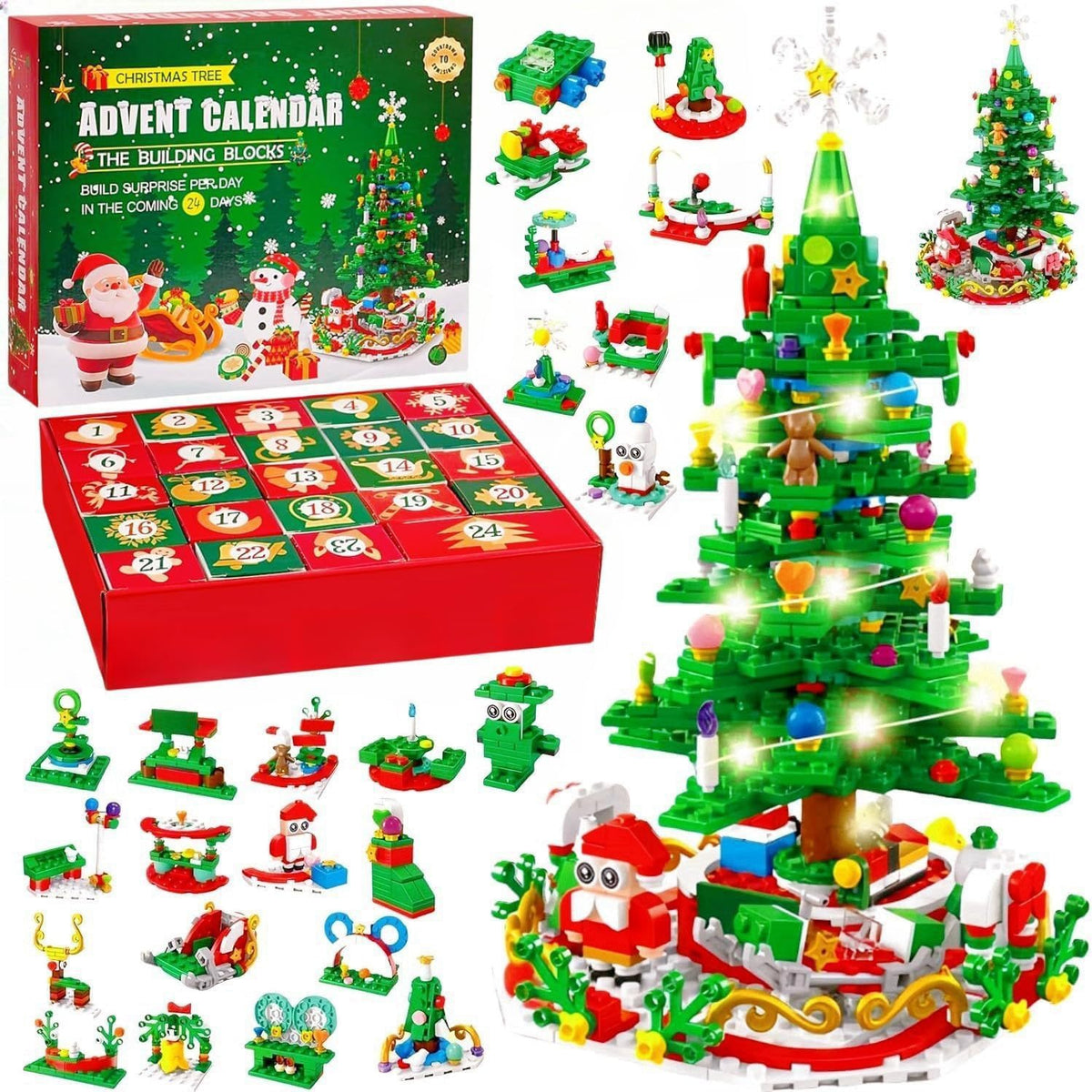 Christmas DIY Building Blocks Set Festive Gifts
