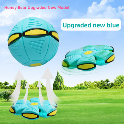 Magic Deformable Flashing Flying Saucer Ball
