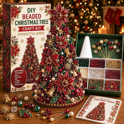DIY Beaded Christmas Tree Craft Kit