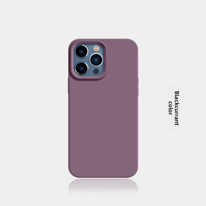 New Liquid Silicone Solid-Color Phone Case Shockproof
