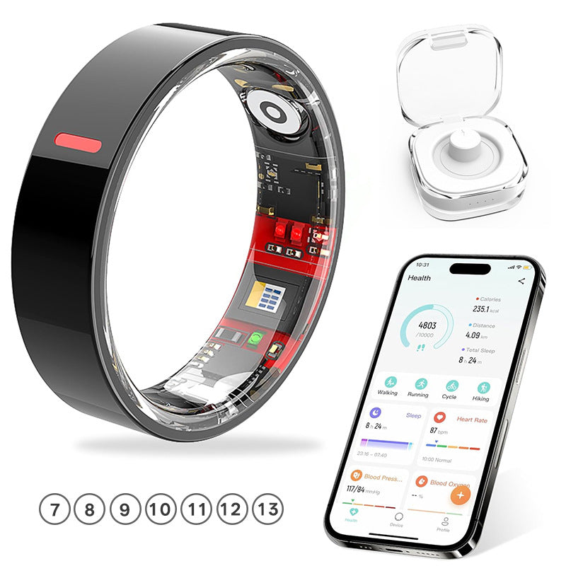 Smart Health Monitoring Ring with Sleep Tracking