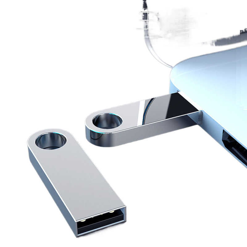Metal USB drive with security features
