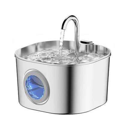 Stainless Steel Pet Water Dispenser with Filtration
