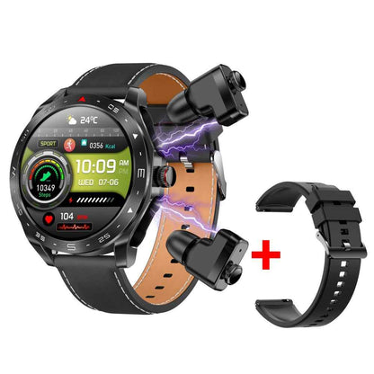 Smart Watch with Bluetooth Earphones