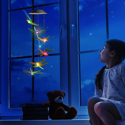 Solar garden lamp LED Lighting Wind Chine Design for Festive Season