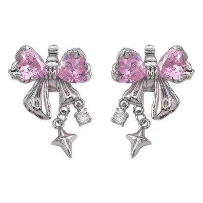 Fashion Diamond Earphone Clip Accessories