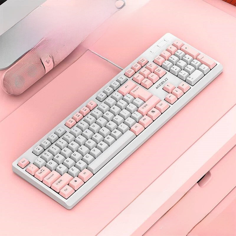 Office keyboard and mouse wired Magnetic Axis 104 keys