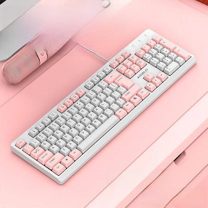 Office keyboard and mouse wired Magnetic Axis 104 keys