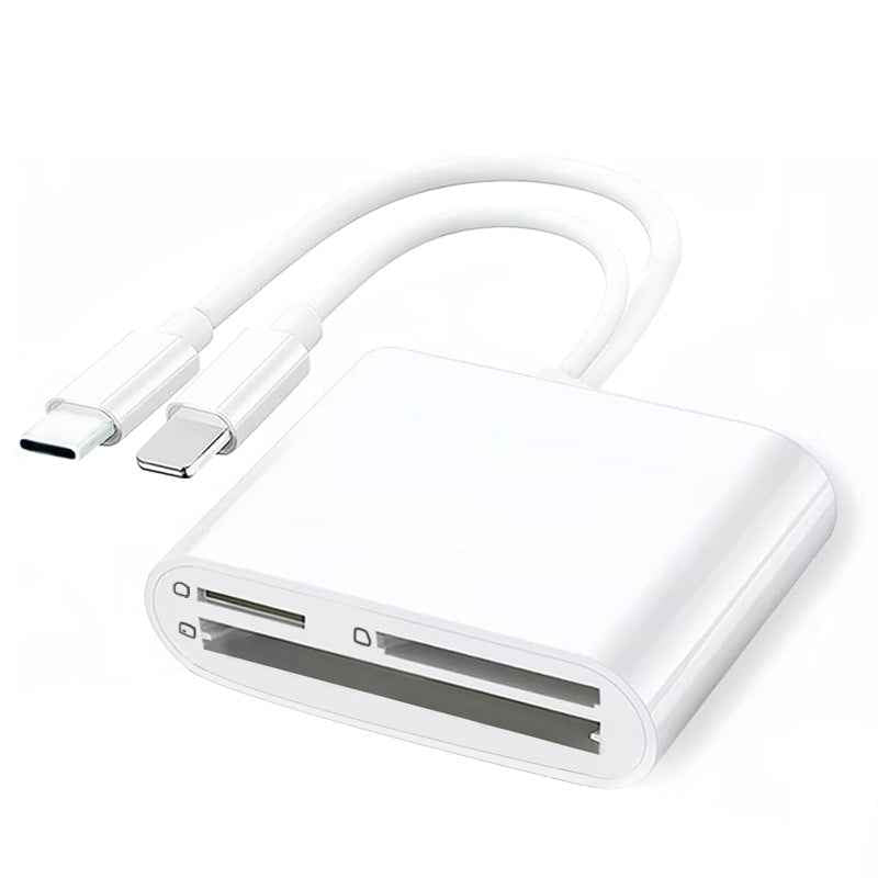 Multi-Function Card Reader for Apple and Type-C Devices