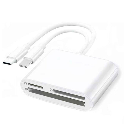 Multi-Function Card Reader for Apple and Type-C Devices