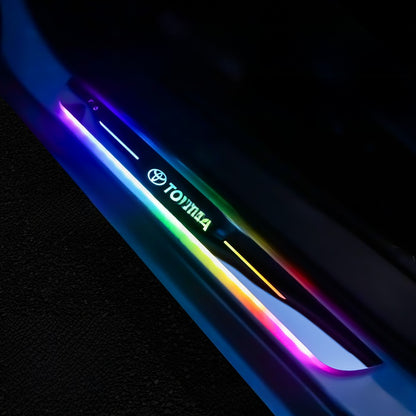 Magnetic Threshold Light for Car Door - Wireless LED Flowing Breathing Ambient Lighting Footrest Interior Modification - ZeeTec Store