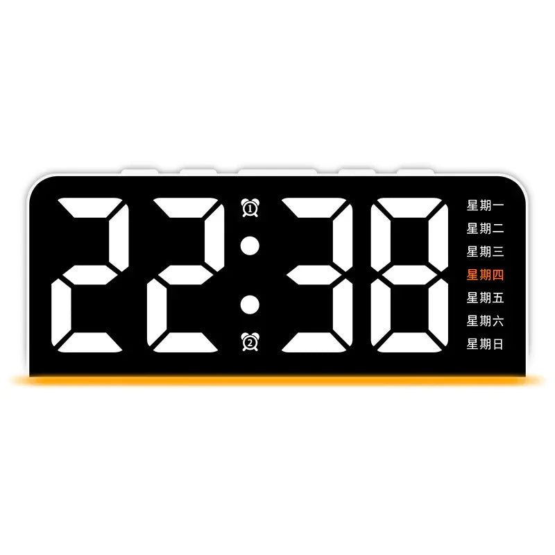 LED Digital Alarm Clock with Date Display - Stylish and Functional Timekeeping - ZeeTec Store