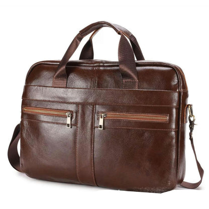Men's Leather Laptop Briefcase