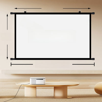 Projector Screen No Drill Universal Compatible
