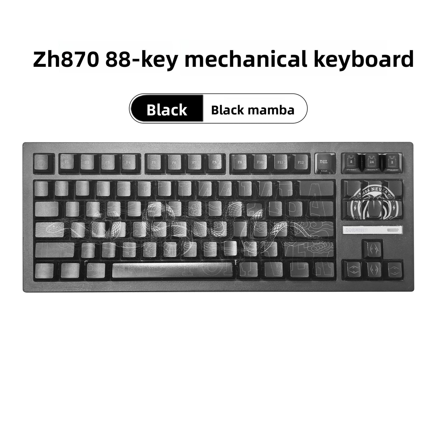 ZORNHER ZH870 Wireless Gaming Keyboard Three-Mode Full-Key Hot-Swappable