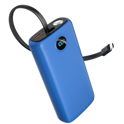45W Laptop Power Bank with Built-in Cable