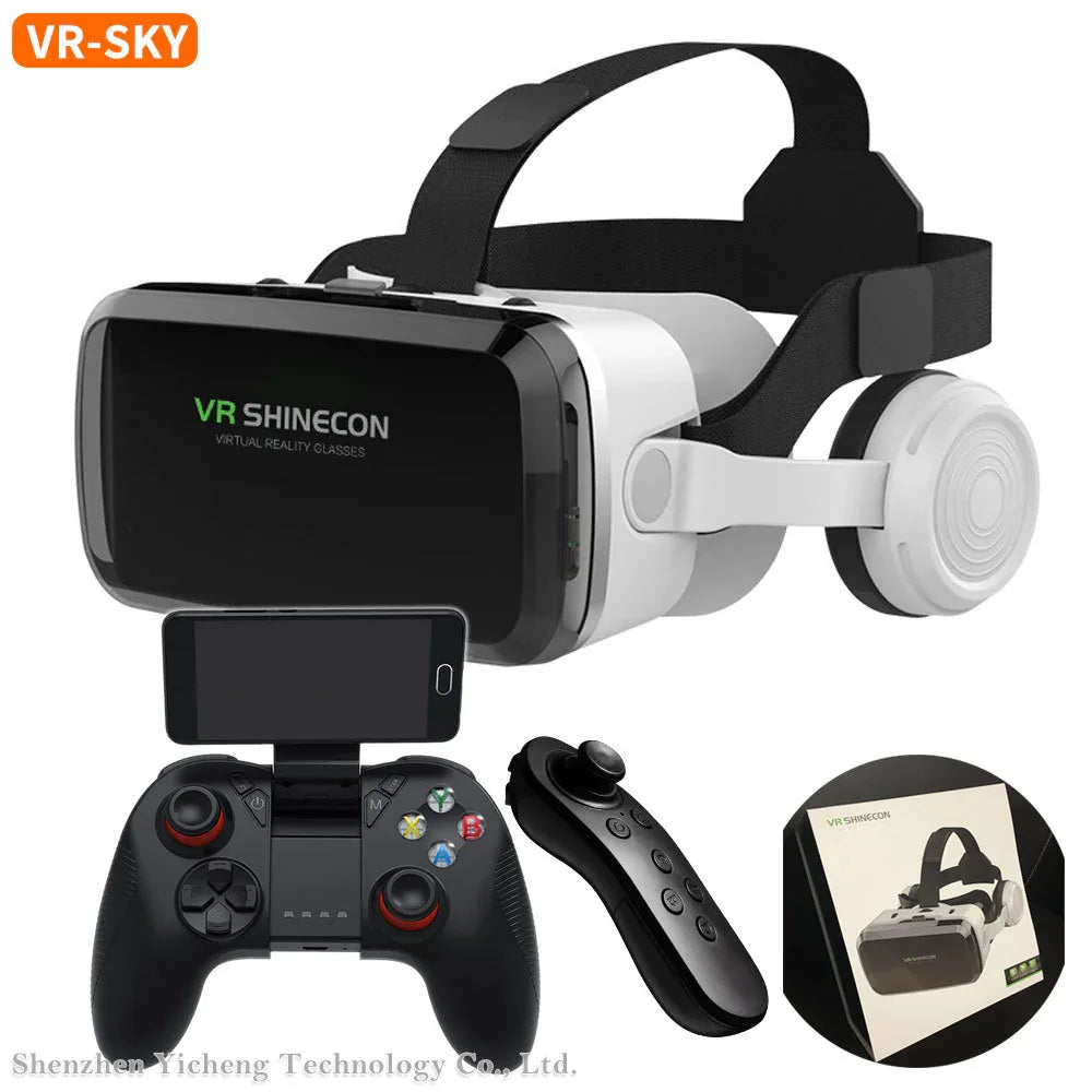 Wireless Bluetooth VR Headset G04BS - 3D Virtual Reality Game Helmet - ZeeTec Store