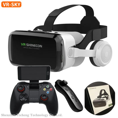 Wireless Bluetooth VR Headset G04BS - 3D Virtual Reality Game Helmet - ZeeTec Store