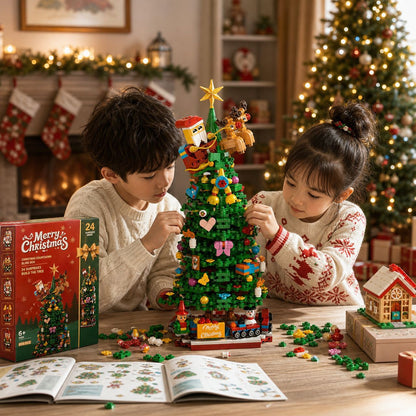 Christmas DIY Building Blocks Set Festive Gifts