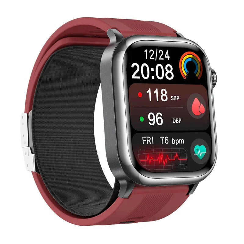 Smart Health Watch Blood Pressure Monitoring and ECG Features - ZeeTec Store