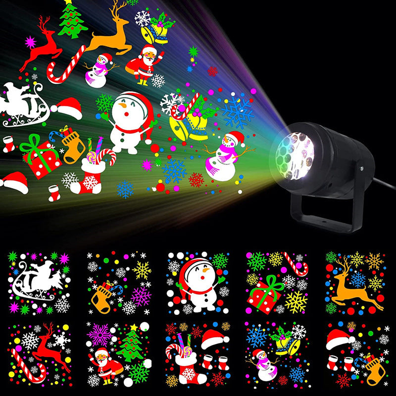 LED Christmas Projector Light Vibrant Festive Ambience