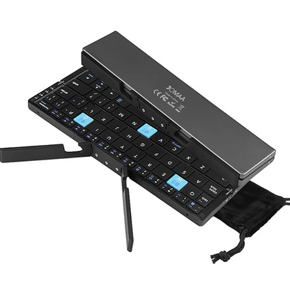 Wireless Portable Foldable Keyboard Compatible with mobile phones and tablets. Easy typing on the go