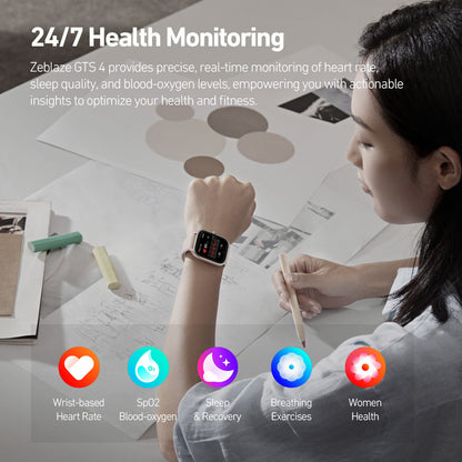 GTS4 Smart Watch AMOLED Bluetooth calls and smart notifications