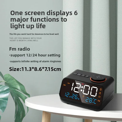 Radio Voice-Controlled Electronic Clock for Effortless Time Management - ZeeTec Store