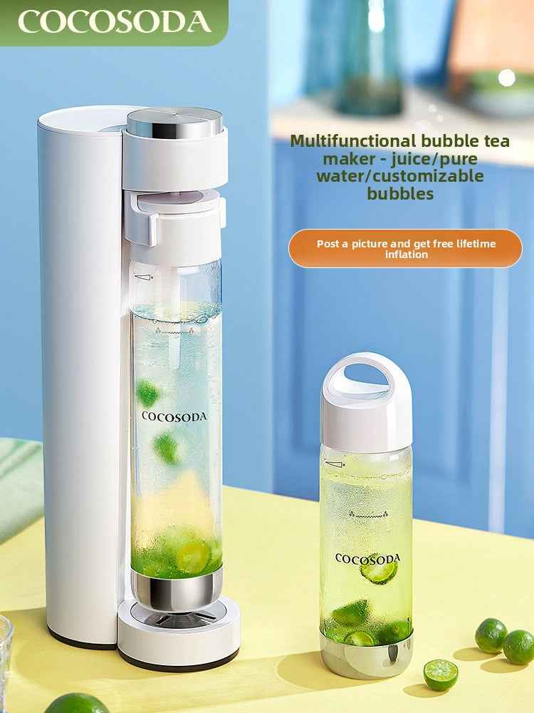 Cocosoda Sparkling Water Maker with Adjustable Carbonation