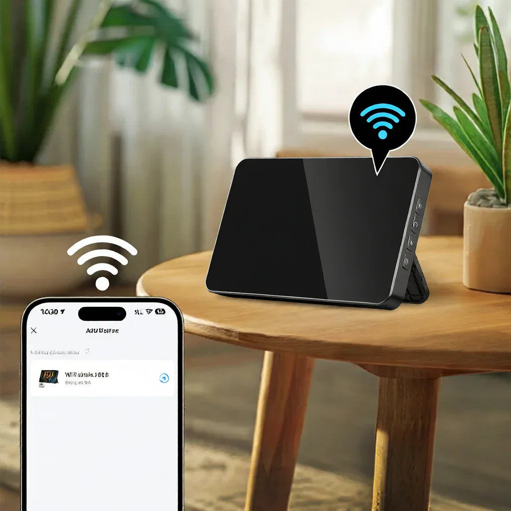 WIFI Digital Clock with Temperature Display and Humidity Monitor - ZeeTec Store